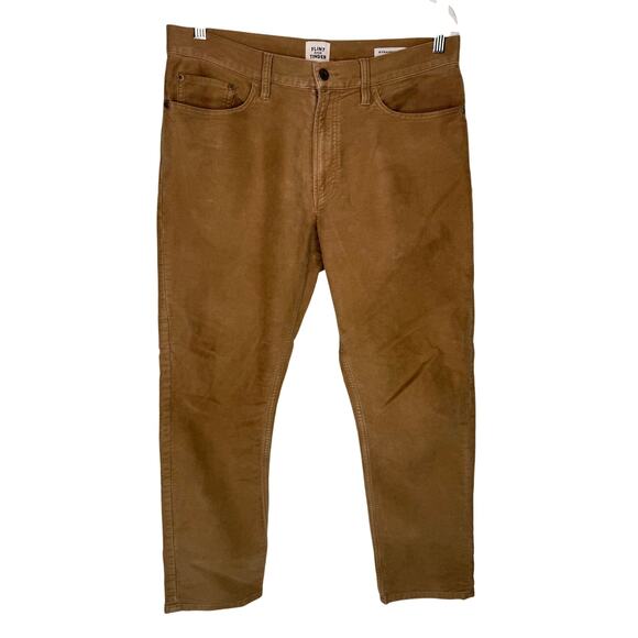 Flint and Tinder Men's Pants Size 32x29 Straight Fit Brown